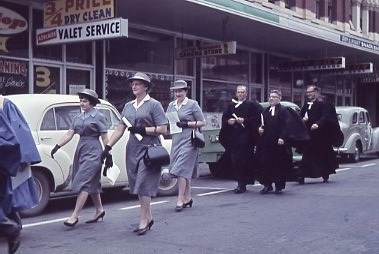 1962 - Service In Hindley St Commemorating First Service (2)